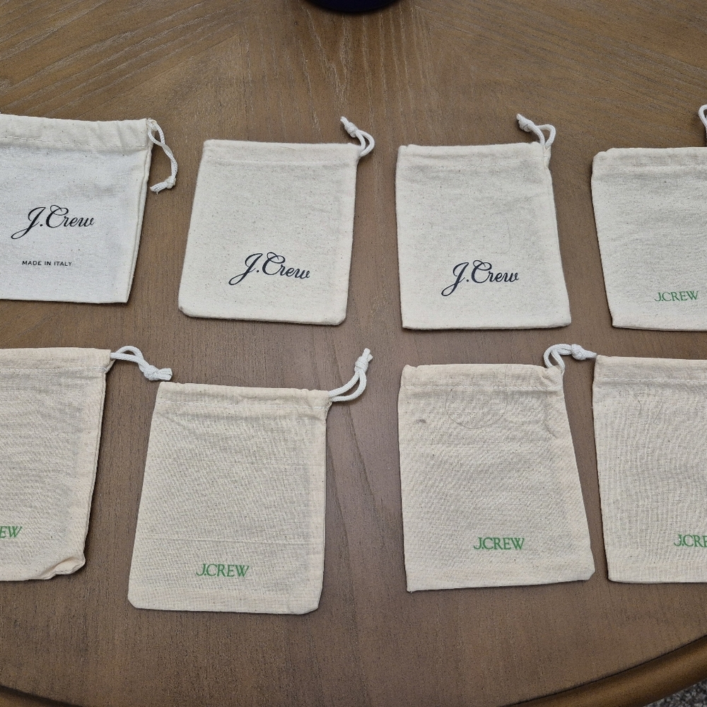 8 JCrew Earring Pouches